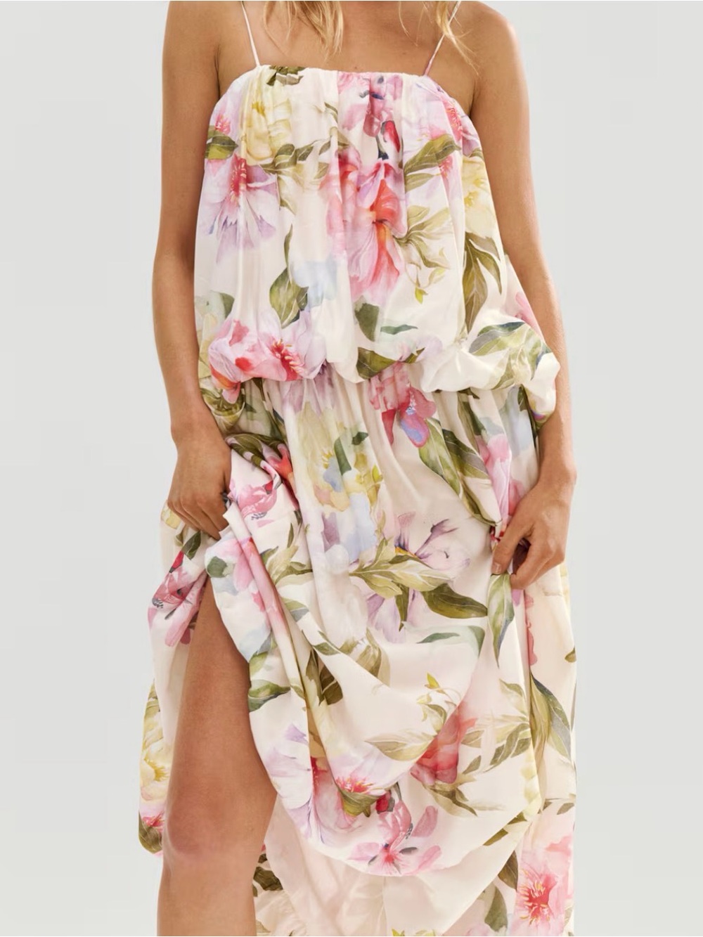 Hm bubble hem strappy dress